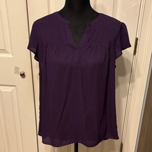 Daniel Rainn Farrah Flutter Sleeve Blouse